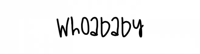 WhoaBaby  تنزيل الخطوط