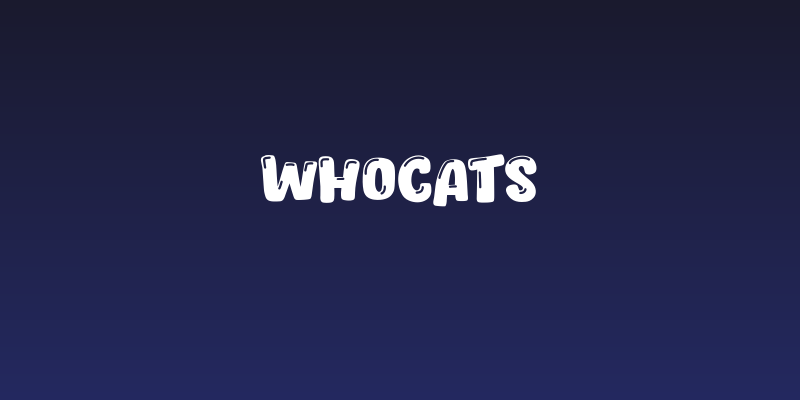 Whocats Social Header