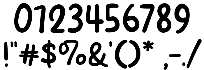 Whoduck Font OTHER CHARS