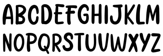 Whoduck Font UPPERCASE
