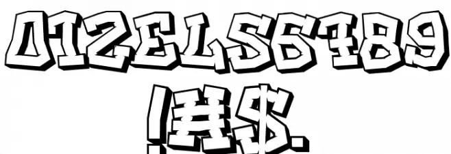 Whole trains Font OTHER CHARS