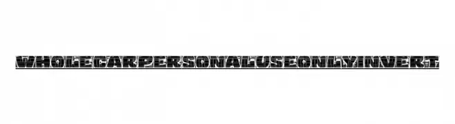 Wholecar PERSONAL USE ONLY Invert 