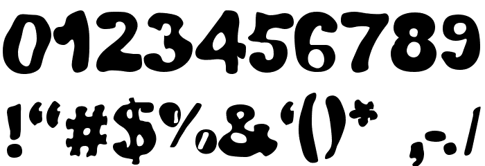 Whoobub Font OTHER CHARS