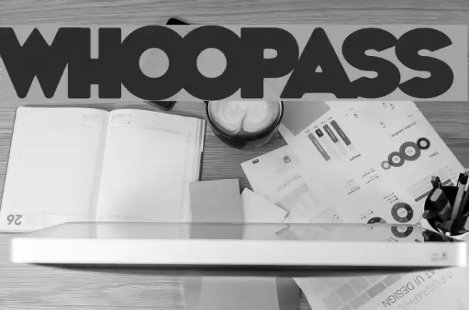 WhoopAss Font examples