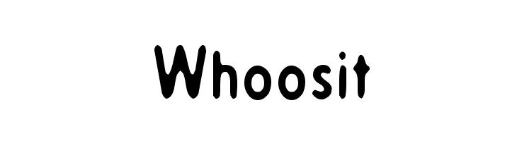 Whoosit Font
