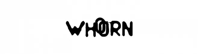 Whorn  Free Fonts Download