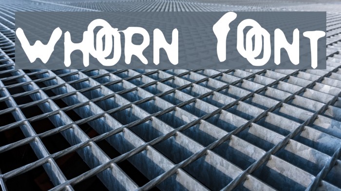 Whorn Font examples