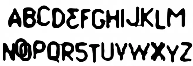 Whorn Caratteri MINUSCOLO