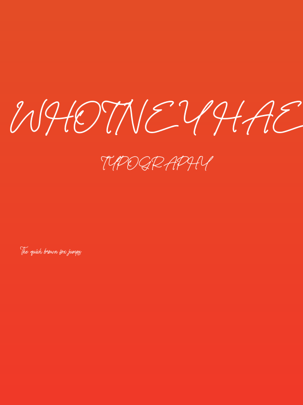 Whotney Haeston Poster