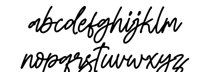 Whotney Haeston Шрифта строчной