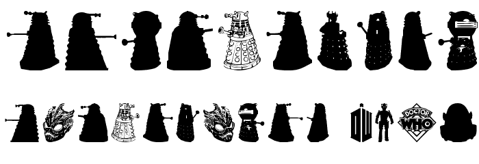 Whovian Font OTHER CHARS