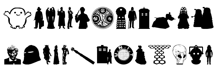 Whovian Font LOWERCASE