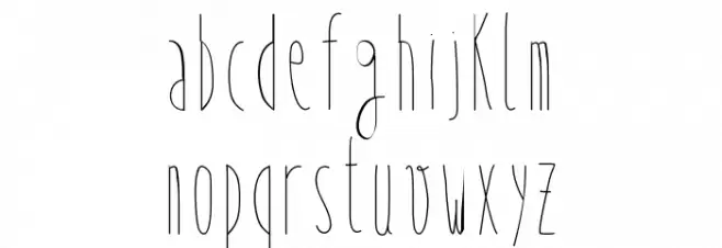 WhySoSkinny Caratteri MINUSCOLO