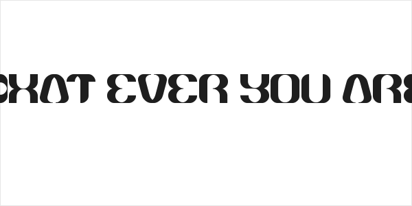what ever you are Logo