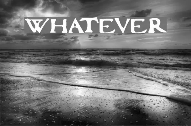 whatever خط examples