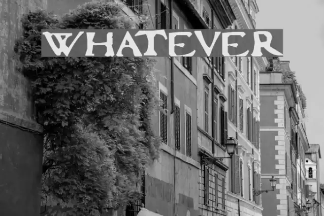 whatever خط examples