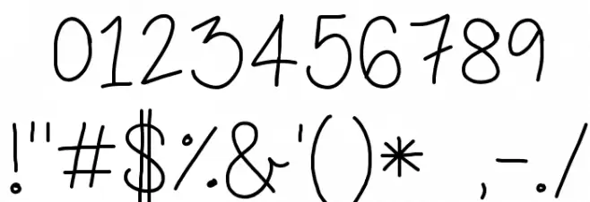 what...fish died? Font OTHER CHARS