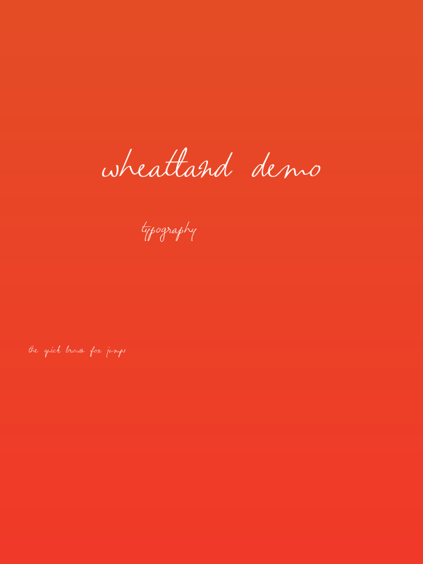 wheatland-demo Poster