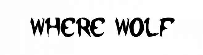 where wolf  تنزيل الخطوط