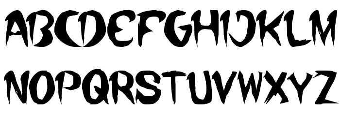 where wolf Font LOWERCASE