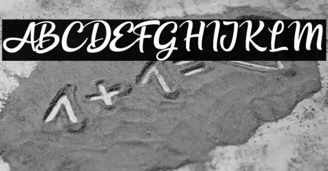 white allies Font examples