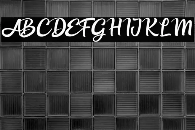 white allies Font examples