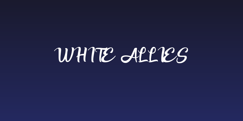 white allies Social Header