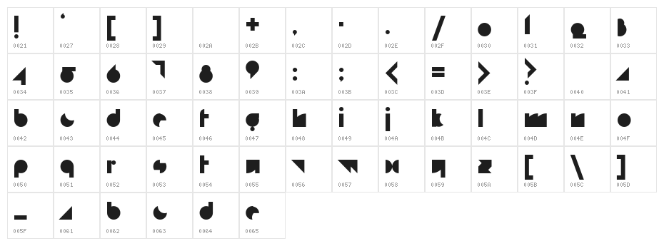 white rabbit by alice Character Map