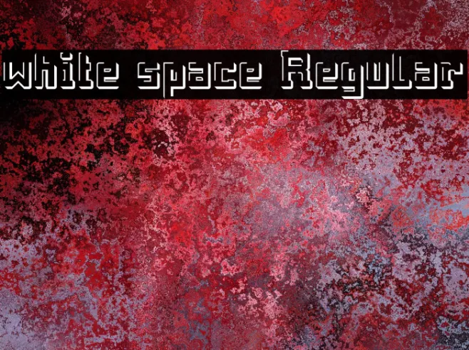 white space Regular Example 1