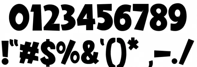 whoody Font OTHER CHARS