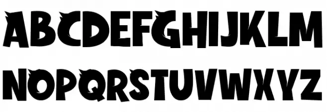 whoody Шрифта ВЕРХНИЙ