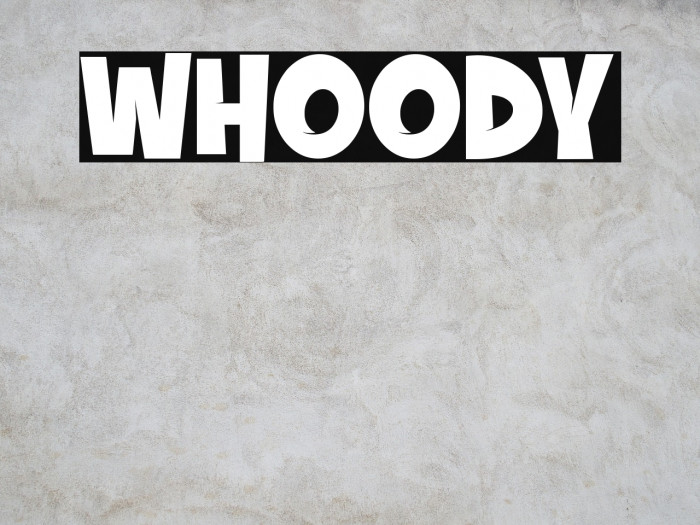 whoody Fonte examples