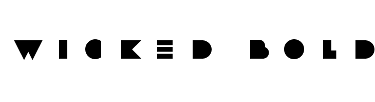 WICKED BOLD  Free Fonts Download