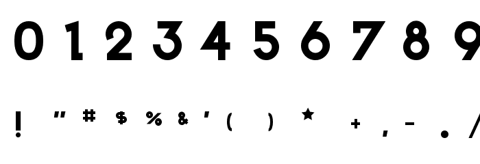 WICKED BOLD Font OTHER CHARS