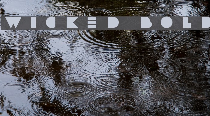 WICKED BOLD Font examples