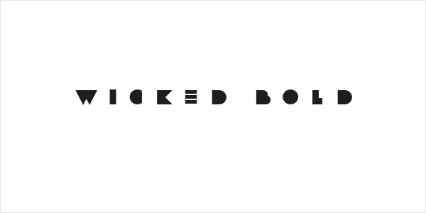 WICKED BOLD Logo