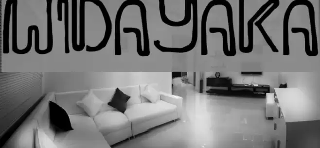 WIDAYAKA Font examples