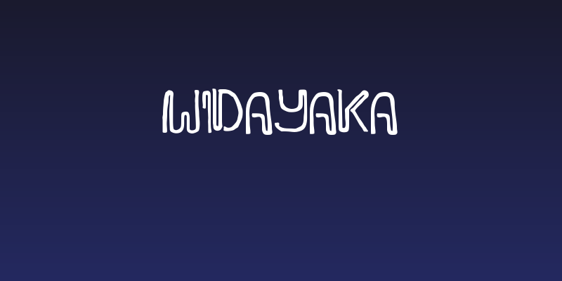 WIDAYAKA Social Header