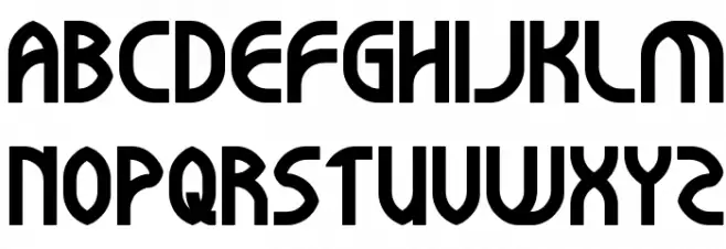 WIJAYA FRESH 字体 大写
