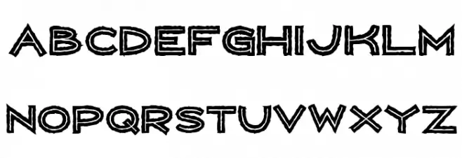 WILD AFRICA フォント 大文字