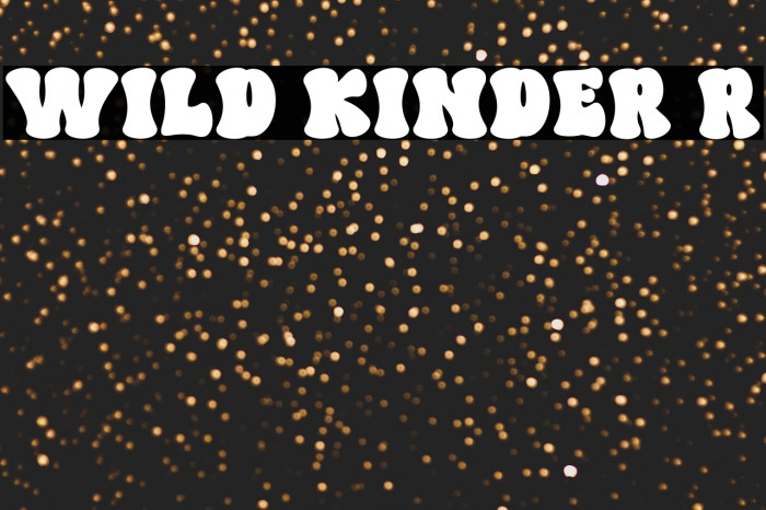 WILD KINDER Regular Example 1