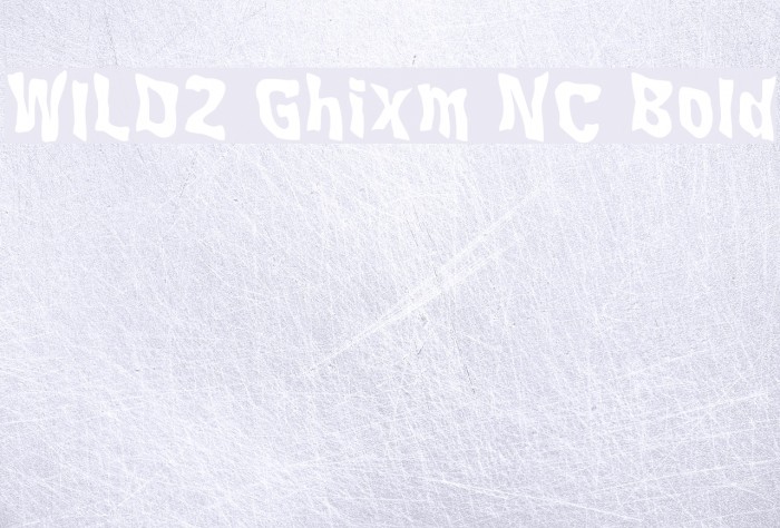 WILD2 Ghixm NC Bold Example 3