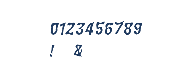 WILD2 Ghixm NC Italic Other Characters