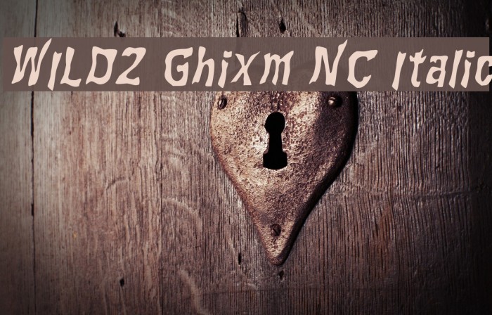WILD2 Ghixm NC Italic Example 3