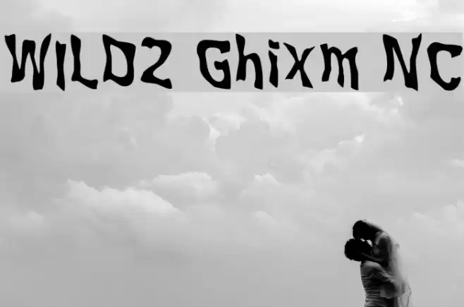WILD2 Ghixm NC Font examples