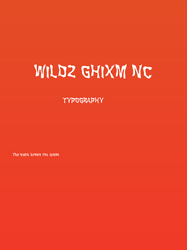 WILD2 Ghixm NC Poster