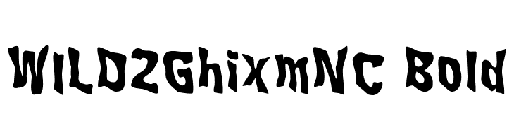 WILD2GhixmNC-Bold Font