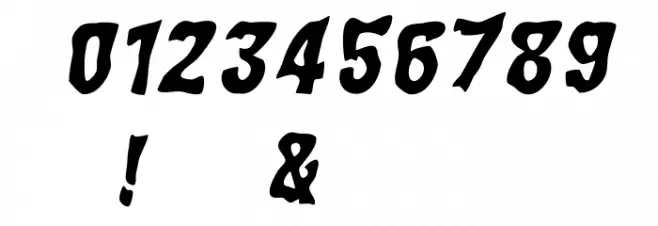 WILD2GhixmNC-BoldItalic Font OTHER CHARS