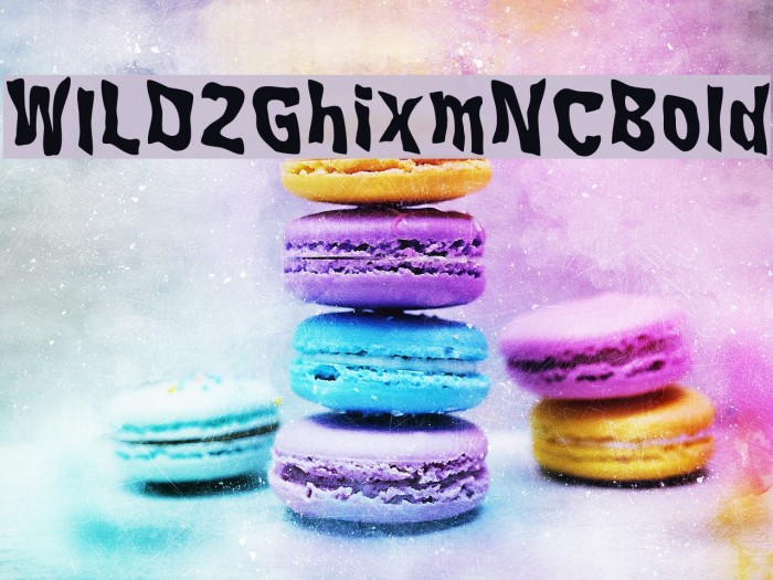 WILD2GhixmNC-Bold Font examples