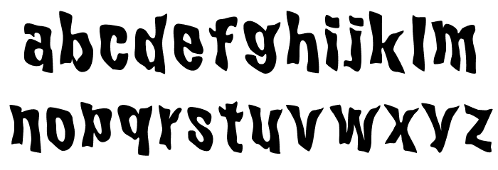 WILD2GhixmNC-Bold Font LOWERCASE